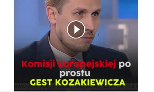 Konrad Berkowicz: „Pokazać Komisji Europejskiej „gest Kozakiewicza” w sprawie sankcji dla Polski!”