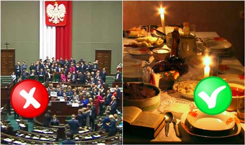 Politycy, na Boże Narodzenie dajcie nam święty spokój!