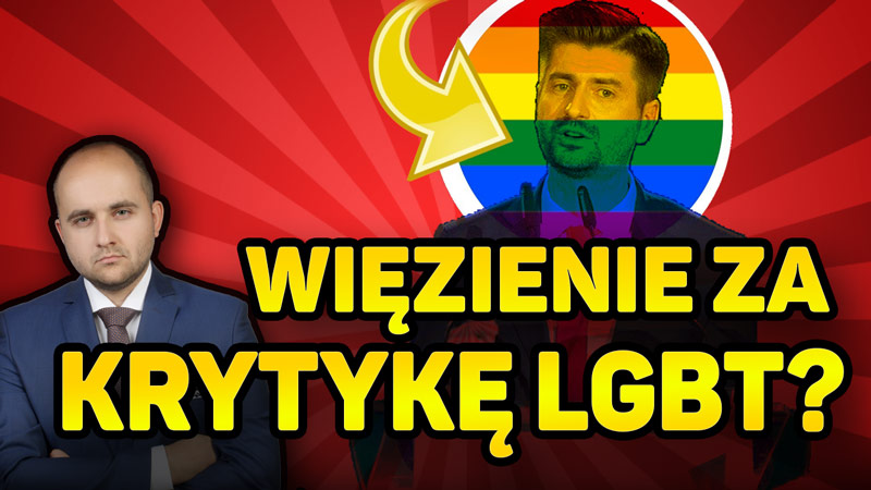 Partner Biedronia proponuje: WIĘZIENIE za krytykę LGBT!