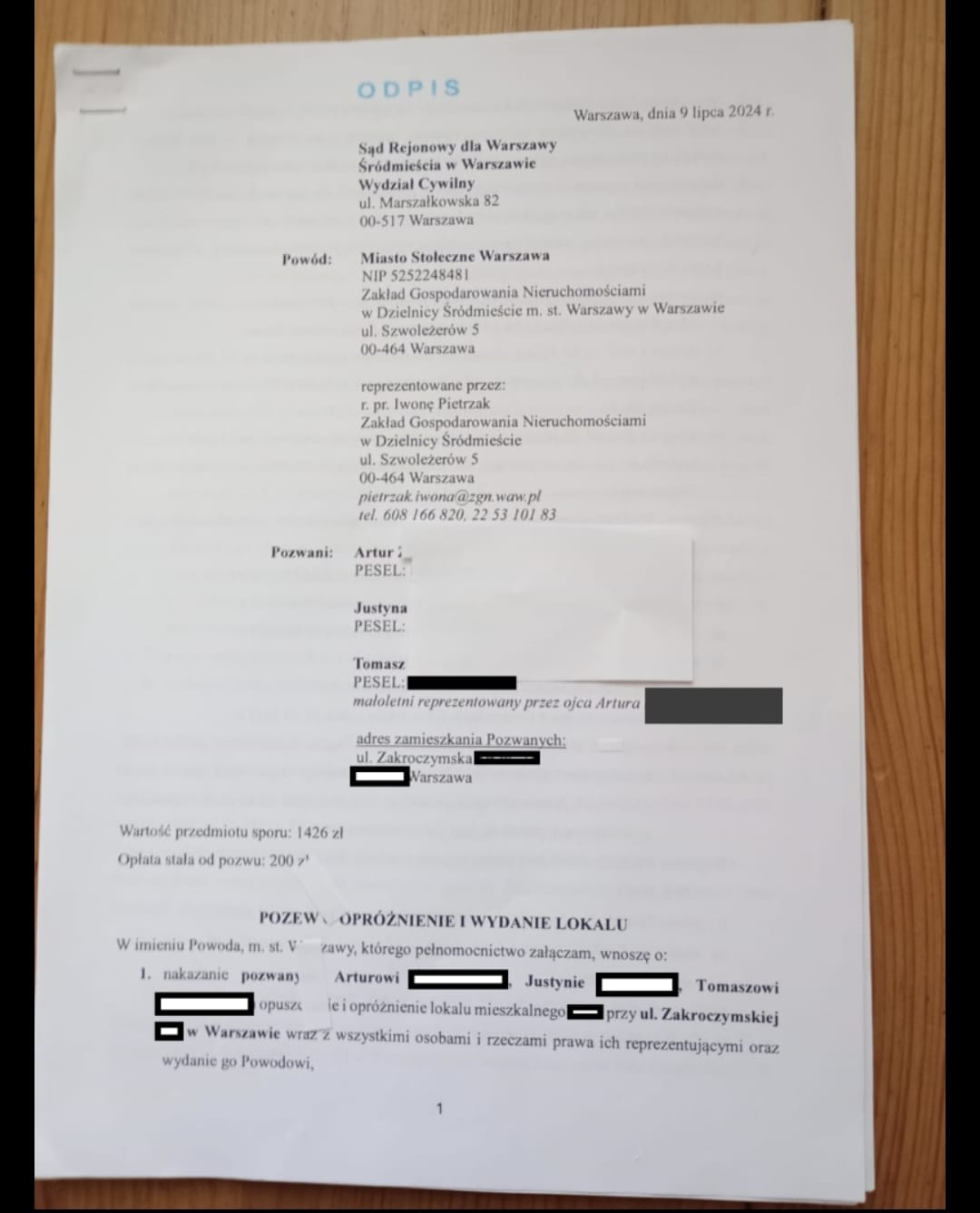 Szokująca eksmisja rodziny z 6-letnim dzieckiem. Trzaskowski pokazuje bezwzględną twarz stołecznej władzy