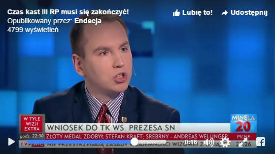„Czas kast III RP musi się zakończyć” – Adam Andruszkiewicz