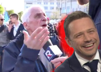 Uczestnik wiecu Trzaskowskiego zapytany o „100 konkretów”. Naprawdę to powiedział…