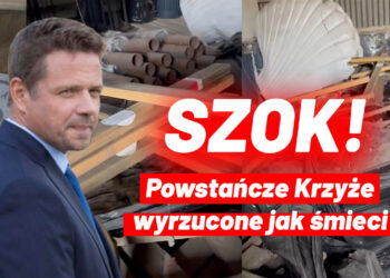 Skandal! Krzyże z Kopca Powstania Warszawskiego ukryte w magazynie Zarządu Zieleni Warszawy! Trzaskowski, co ty robisz?