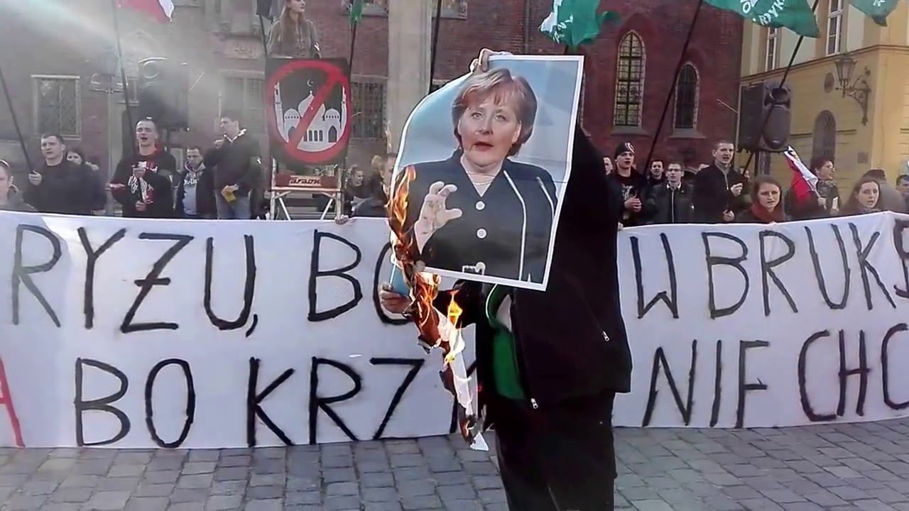 Merkel spalona we Wrocławiu! „Tu jest Polska nie Bruksela! Tu islamu się nie wspiera!”