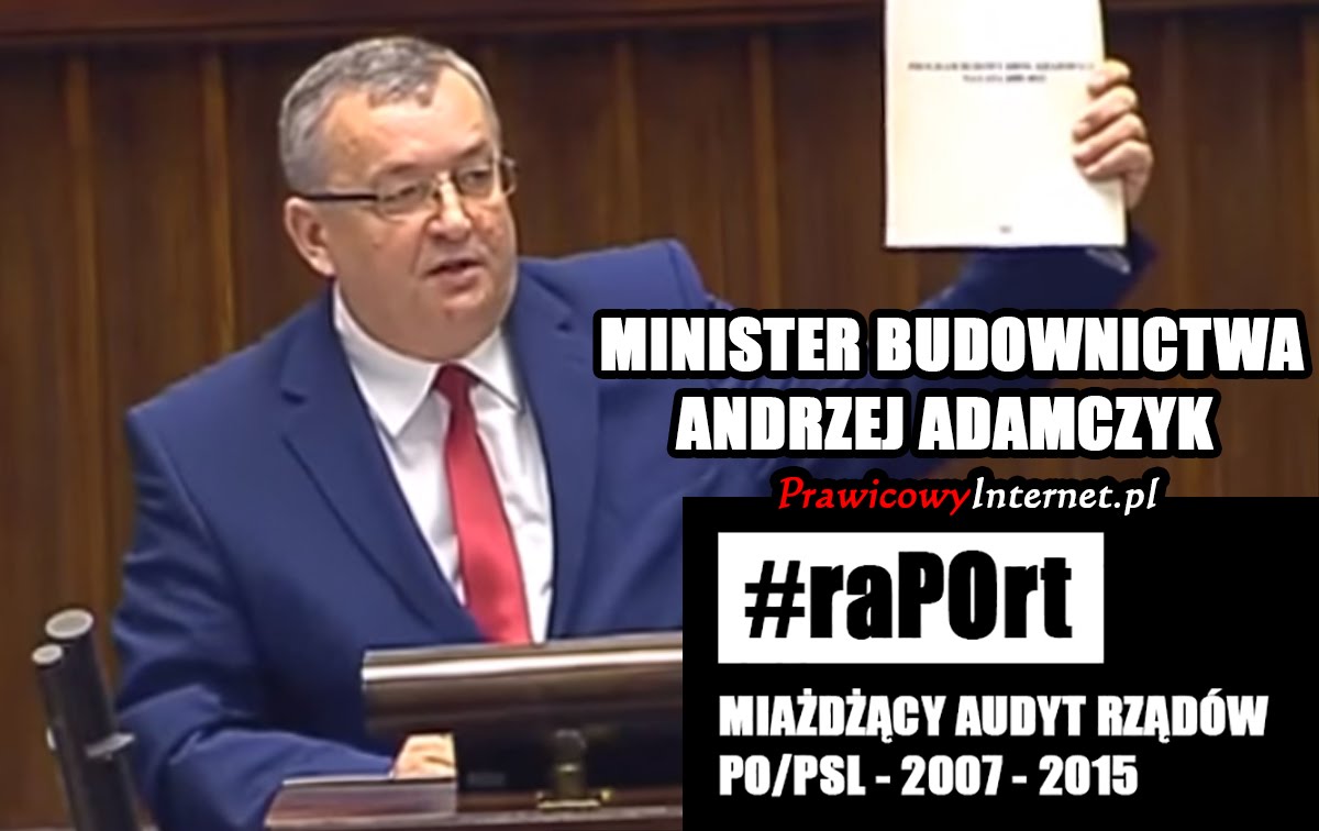 Andrzej Adamczyk: rząd PO-PSL wybudował najdroższe autostrady w Europie