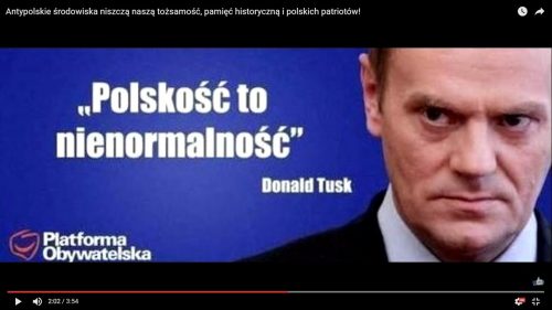 GW/KOD/PZPR/PO/N. to NIEUSTANNE SZYDERSTWO z POLSKOŚCI!