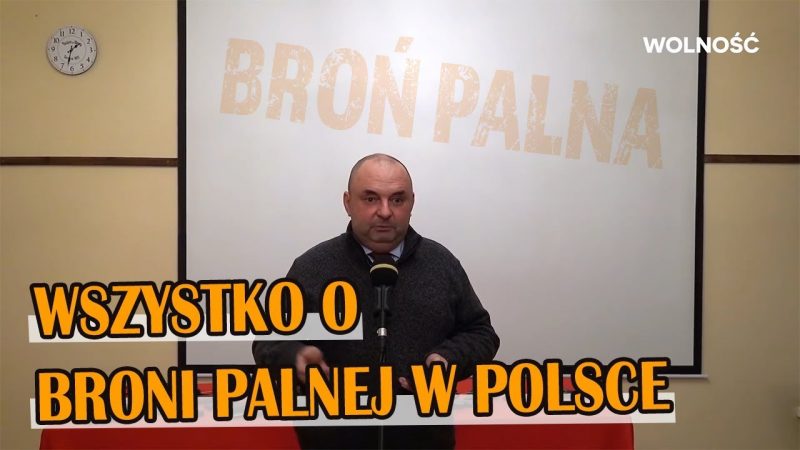 🔫 MERYTORYCZNIE O BRONI PALNEJ! Wykład Artura Jabłońskiego. Dostępność. Obrona własna.