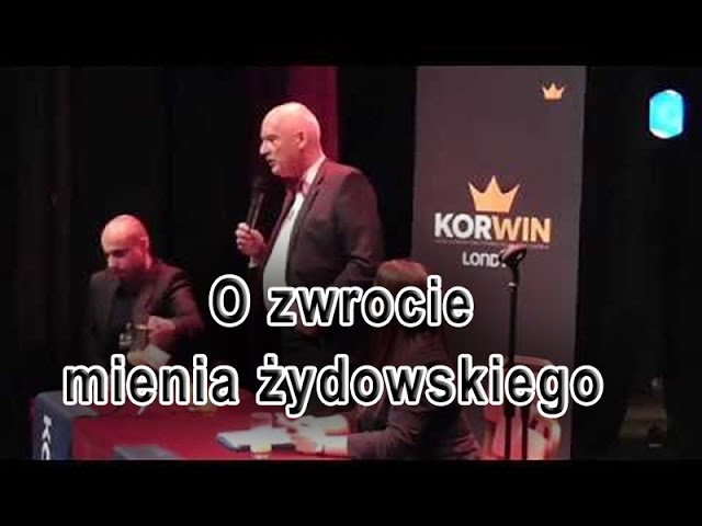 Janusz Korwin-Mikke o zwrocie mienia żydowskiego