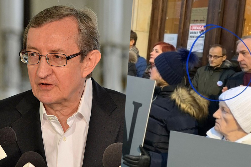 Szczyt! Na jednym wiecu politycznym sędzia i oskarżony o korupcję polityk Platformy Obywatelskiej!
