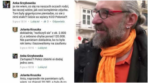 KOD: zebrano 120 tys. PLN – rozliczono 2 tys. PLN. Z czego utrzymuje się Kijowski? ;)