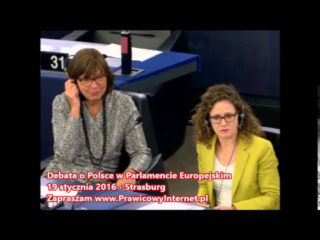 Znakomite wystąpienie Ryszarda Legutko w obronie Polski w Parlamencie Europejskim