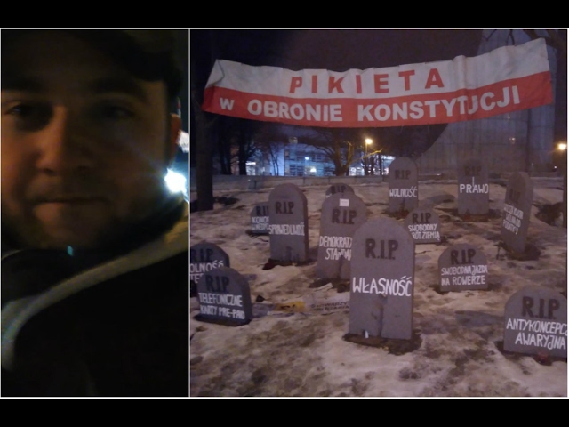 ZOBACZ co zostało z „wielkiego” antyrządowego protestu pod Sejmem!