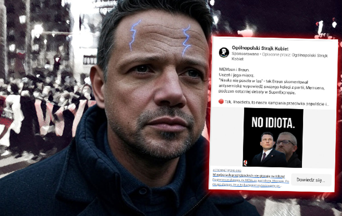 Dariusz Matecki: wykryłem kolejne nielegalne finansowanie kampanii wyborczej: Trzaskowski wspierany przez brutalne ataki na Mentzena, Nawrockiego i Brauna