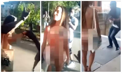 Włoska feministka chodziła nago po Bolonii, chciała ukazać „seksizm” katolików. Co ją spotkało? Islamscy imigranci! [WIDEO +18]