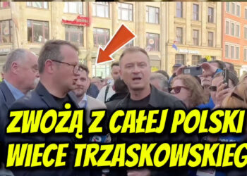 ALE WTOPA! Na spotkania Trzaskowskiego zwożą ludzi z całej Polski! We Wrocławiu… radny PO ze Szczecina